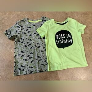 2 PACK! - 4T Toddler Cotton Short Sleeve T Shirts